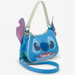 NWT Disney Loungefly Stitch 3D Convertible Crossbody Or Shoulder Bag